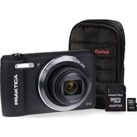 PRAKTICA Luxmedia Z212-BK Compact Camera & Accessories Bundle - Black, Black