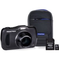 PRAKTICA Luxmedia WP240-GY Compact Camera & Accessories Bundle - Graphite, Graphite