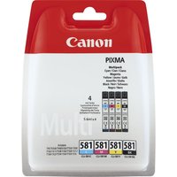 CANON CLI-581 Cyan, Magenta, Yellow & Black Ink Cartridges - Multipack, Cyan