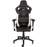 CORSAIR T1 Race Gaming Chair - Black & White, Black