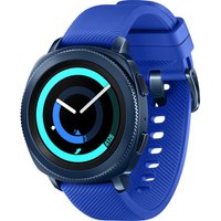 SAMSUNG Gear Sport - Blue, Silicone Strap, Blue