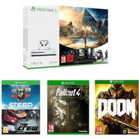 MICROSOFT Xbox One S & Games Bundle