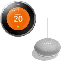 NEST Learning Thermostat & Home Mini Bundle
