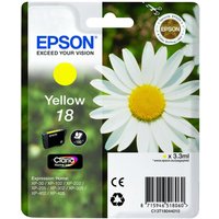 EPSON Daisy T1804 Yellow Ink Cartridge, Yellow