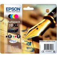 EPSON Pen & Crossword T1621 Black Ink Cartridge, Black