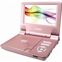CURTIS DVD7014UK Portable DVD Player - Pink, Pink