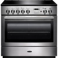 RANGEMASTER Professional FX 90 Induction Range Cooker - Stainless Steel & Chrome, Stainless Steel