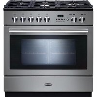 RANGEMASTER Professional FXP 90 Dual Fuel Range Cooker - Stainless Steel & Chrome, Stainless Steel