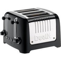 DUALIT DL4B 4-Slice Toaster - Black, Black