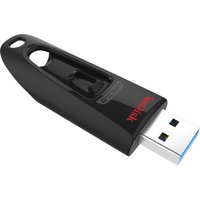 SANDISK 16 GB Ultra USB 3.0 Memory Stick - Black, Black