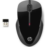 HP X3500 Wireless Optical Mouse - Black, Black