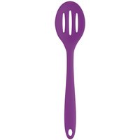 COLOURWORKS 27 Cm Slotted Spoon - Purple, Purple