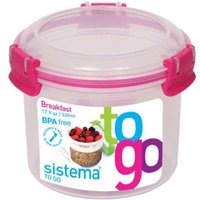 SISTEMA Round 0.53-litre Breakfast To Go Pot