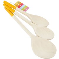 T&G WOODWARE 3-piece Spoon Set - Yellow, Yellow