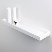 White Lacquered Storage Shelf (L)600mm (D)151mm