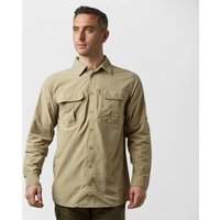 Brasher Men's Long Sleeve Travel Shirt, Brown