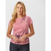 Peter Storm Women's Striped Floral T-Shirt, Pink