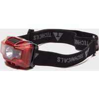 Technicals 3W + 2 LED Rechargeable Head Torch, Black
