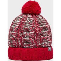 Peter Storm Women's Olivia Waterproof Bobble Hat, Raspberry