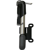Vavert 8" Mini Alloy Pump With Inline Gauge, Black