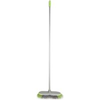 Wham Shine Deluxe Broom Stiff With Handle Silver/Lime, Grey