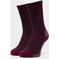 Peter Storm Women's Midweight Coolmax Hiking Socks - 2 Pack, Purple