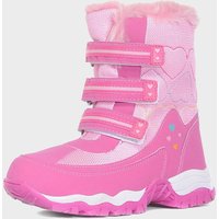 Alpine Girls' Fur Snow Boots, Pink