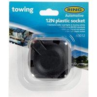 Ring 12N 7 Pin Plastic Socket With Fog Cut Out (A0012), Multi