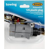 Ring 12S 7 Pin Plastic Plug (A0029), Multi