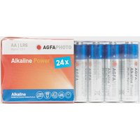 Agfa Alkaline Power AA Batteries 24 Pack, Assorted