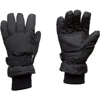 Peter Storm Kids' Microfibre Waterproof Gloves, Black