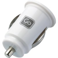 Design Go USB Double In-Car Charger, White