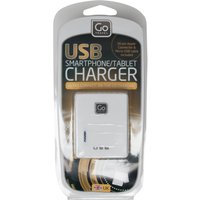 Design Go Twin USB Charger (UK), White