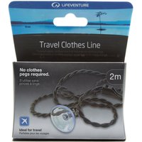 Lifeventure Travel Clothes Line, Black
