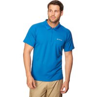 Columbia Men's Cool News Short Sleeve Polo Shirt, Blue