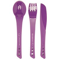 Lifeventure Ellipse Knife, Fork And Spoon Set, Purple