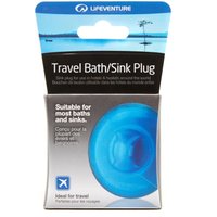 Lifeventure Travel Bath/Sink Plug, Blue