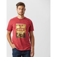 One Earth Men's Adventure T-Shirt, Red