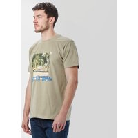 One Earth Men's Hit The Road T-Shirt, Beige