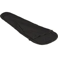Eurohike Fleece Sleeping Bag Liner DLX - Mummy, Black
