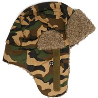 Peter Storm Kid's Fur Trapper Earflap Hat, Camouflage