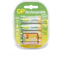 Gp Batteries Smart Energy Rechargeable AA 4 Pack, Assorted
