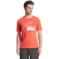 One Earth Men's Gull Graphic Tee, Red