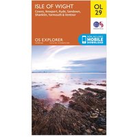 Ordnance Survey Explorer OL 29 Isle Of Wight Map, Orange