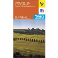Ordnance Survey Explorer OL 32 Winchester, New Alresford & East Meon Map, Orange