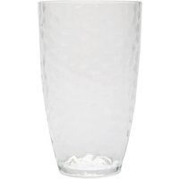 Wham Dimpled Tall Glass, White