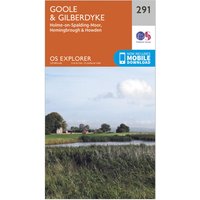 Ordnance Survey Explorer 291 Goole & Gilberdyke Map With Digital Version, Orange