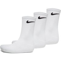 Nike 3 Pack Basic Cuff Socks, White