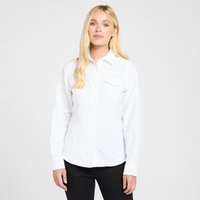 Peter Storm Women's Long Sleeve Travel Shirt, White