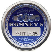 Romneys Travel Tin Fruit Drops, Blue